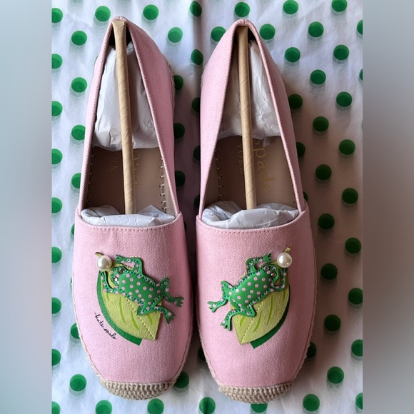 🐸 KATE SPADE RIBBIT ESPADRILLES 🐸 NWT 🐸 - Picture 7 of 16